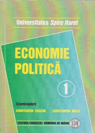 Economie politica, Volumul I