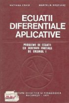 Ecuatii diferentiale aplicative - Probleme de ecuatii cu derivate partiale de ordinul I