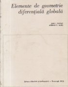 Elemente de geometrie diferentiala globala