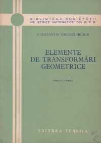 Elemente de transformari geometrice, Partea a treia