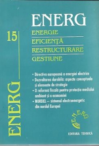 ENERG - Energie. Eficienta. Restructurare. Gestiune, Volumul al XV-lea