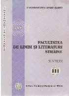 Facultatea Limbi Literaturi Straine Sinteze