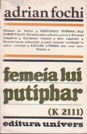 Femeia lui Putiphar (K2111) - Cercetare comparata de folclor si literatura