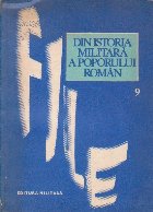 File din Istoria Militara a Poporului Roman, Studii - Volumul al IX-lea