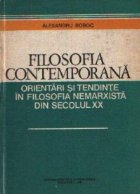 Filozofia contemporana Orientari tendinte filozofia