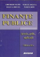 Finante publice Teorie grile aplicatii