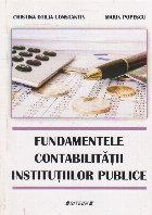 Fundamentele contabilitatii institutiilor publice