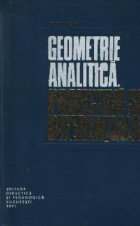 Geometrie analitica proiectiva diferentiala