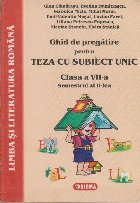 Ghid pregatire pentru teza subiect