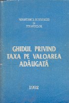 Ghidul privind taxa pe valoarea adaugata