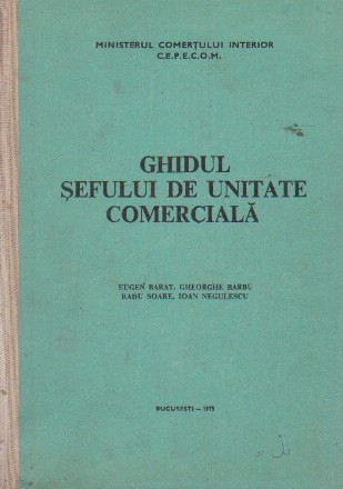 Ghidul sefului de unitate comerciala