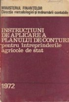 Instructiuni aplicare planului conturi pentru