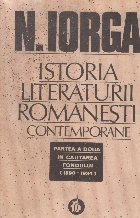 Istoria literaturii romanesti contemporane cautarea