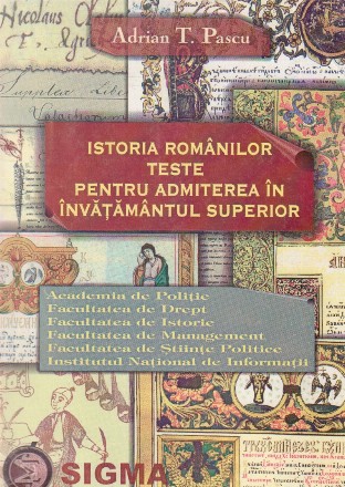 Istoria romanilor - Teste grila pentru admiterea in invatamantul superior