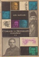 istorie literaturii romane Volumul lea