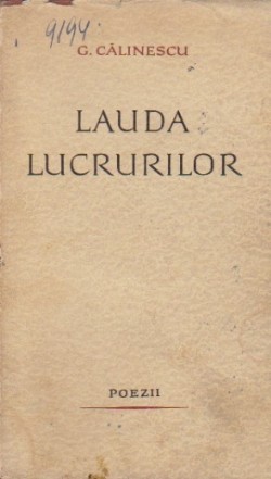 Lauda lucrurilor