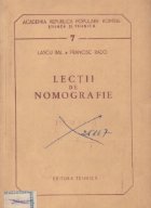 Lectii de nomografie