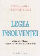 Legea insolventei editia VIII actualizata