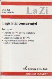 Legislatia concurentei - actualizat 15.03.2007