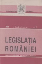 Legislatia Romaniei aprilie iunie 1994