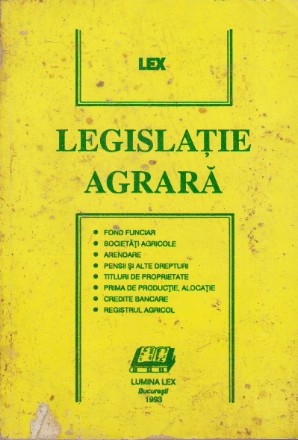 Legislatie Agrara