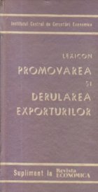 Lexicon Promovarea derularea exporturilor