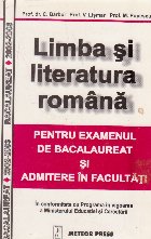 Limba literatura romana pentru examenul