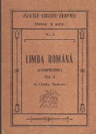 Limba romana (Compendiu) Volumul lea