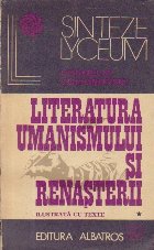 Literatura Umanismului Renasterii Ilustrata texte