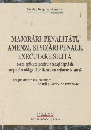 Majorari, penalizari, sesizari penale, executare silita