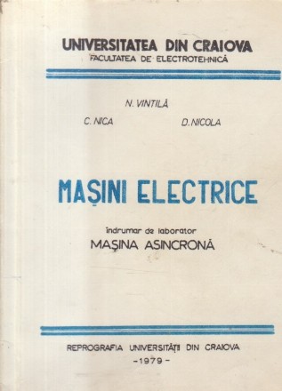 Masini electrice. Indrumar de laborator - Masina Asincrona