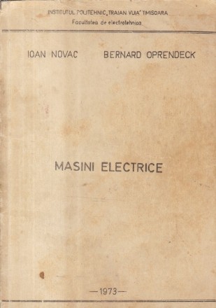 Masini electrice (Novac, Oprendeck, Editie 1972)