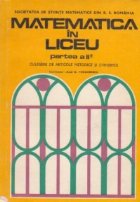 Matematica in liceu (partea a II-a) - culegere de articole metodice si stiintifice