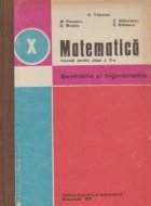 Matematica Manual pentru clasa Geometrie