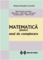 Matematica pentru anul completare