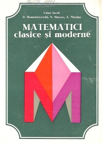 Matematici clasice si moderne, Volumul al IV-lea