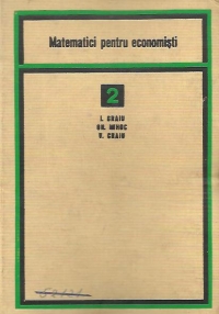 Matematici pentru economisti, Volumul al II-lea