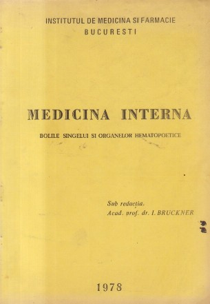 Medicina interna - Bolile singelui si organelor hematopoetice