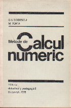 Metode calcul numeric