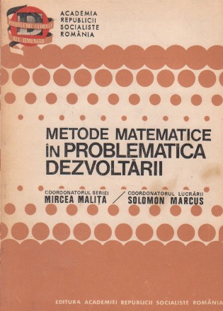 Metode matematice in problematica dezvoltarii