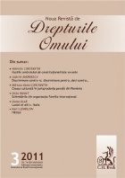 Noua Revista Drepturile Omului 3/2011