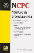 Noul Cod procedura civila Actualizat