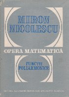 Opera matematica. Functii poliarmonice