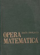 Opera matematica (Sanielevici)