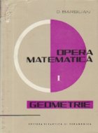 Opera Matematica Volumul Geometrie