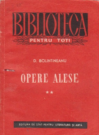 Opere alese, II - Proza (Bolintineanu)