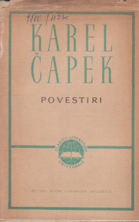 Opere Alese, Volumul al II-lea - Povestiri (Karel Capek)