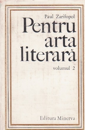 Pentru arta literara vol. 2