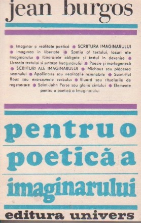 Pentru o poetica a imaginarului