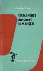 Permanente filosofice romanesti - Studii si eseuri